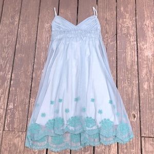 Betsey Johnson Empire waist New York gown dress